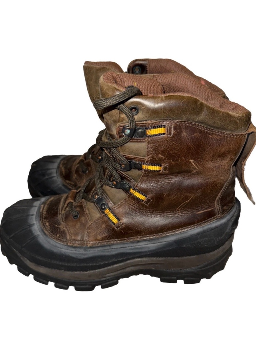 LL Bean Heavy Duty Leather Hunting Work Boots Mens Size 11 M Thinsulate Ultra